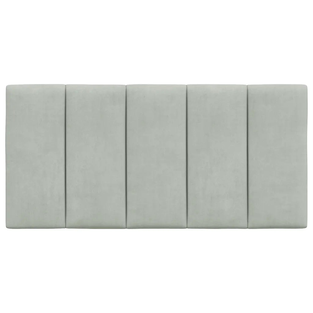 Cuscino testiera Hanko Grigio Chiaro 100 cm Velluto 3207720