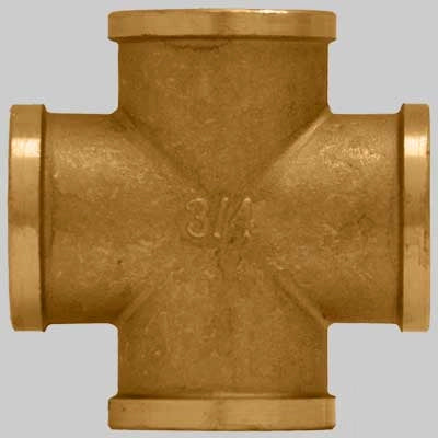 RACCORDO A CROCE  3/4     MADE IN ITALY