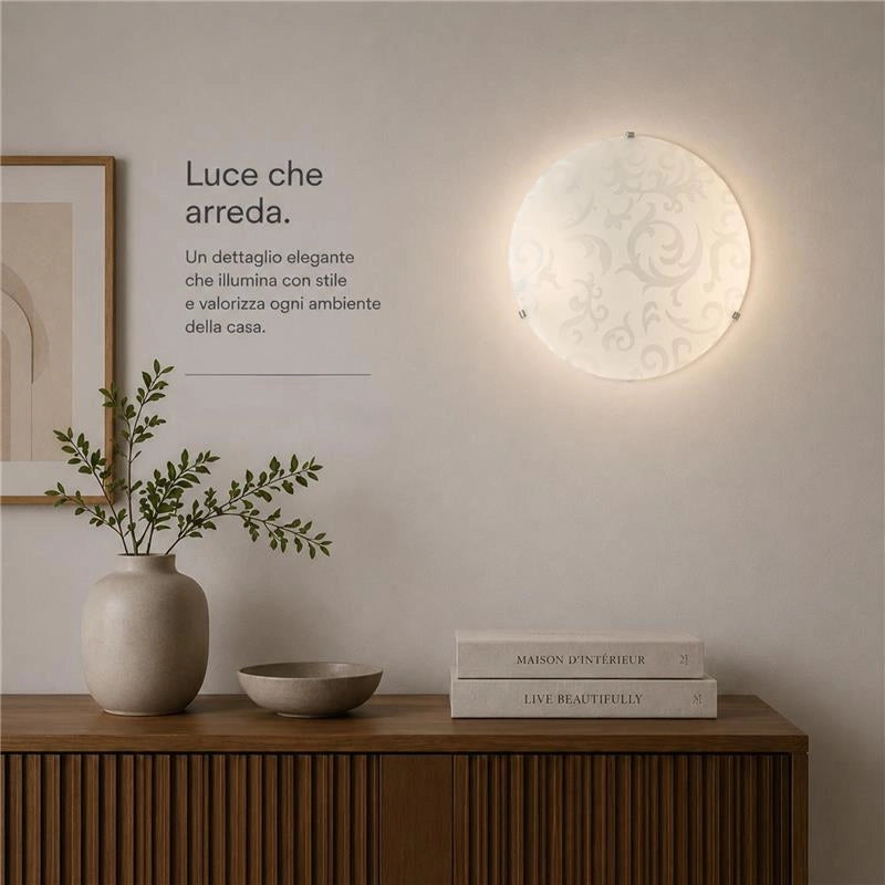 MELISSA LAMPADA PLAFONIERA DA SOFFITTO E27 2 LUCI 40CM