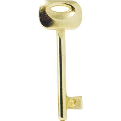 CHIAVE PATENT OTTONATA BONAITI - ZAMA n°  3- 10 pezzi