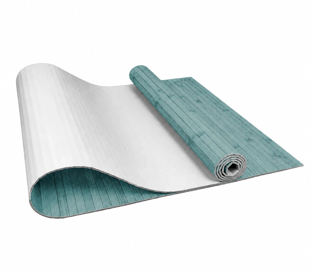 Tappeto Passatoia In Vero Bamboo Tappeto Cucina Ingresso In Legno Antiscivolo Aderente Lavabile E Antimacchia Tagliabile  Acqua - 50x350 cm