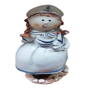 Trade Shop - Statua Statuina Marinaretta Umoristico Complemento Arredo Bomboniera Mare -