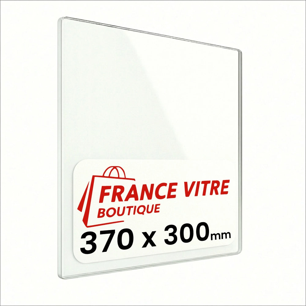 HENLEY - modello : stoves-cheltenham - 370 x 300 x 4 mm - Vetro per stufa a legna - vetro camino di ricambio - vetro per caminetto resistente al fuoco - France Vitre
