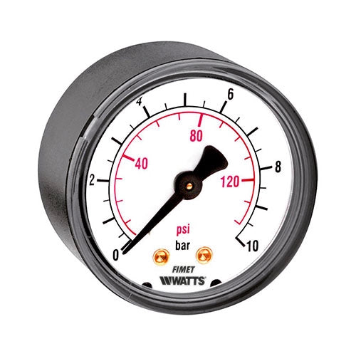 MANOMETRO ATTACCO POSTERIORE M3A-ABS 63- 10 bar- WATTS- pezzi 1
