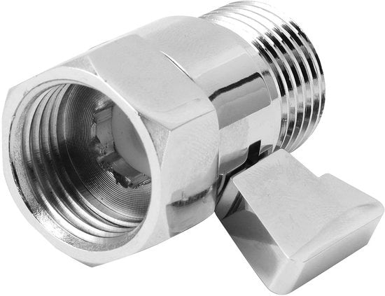 Regolatore di flusso d'acqua con chiusura a vite - Doccia - Asciugamani spray - Economia d'acqua - Maniglione universale - Facile da installare
