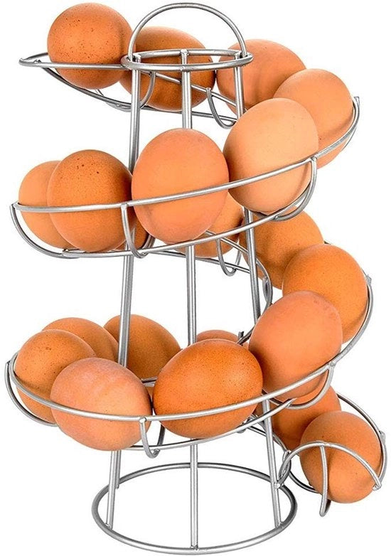 Elettrodomestico per l'organizzazione degli uova - Dispensatore di uova - Contenitore libero - 24 uova - Visore unico - Organizzazione