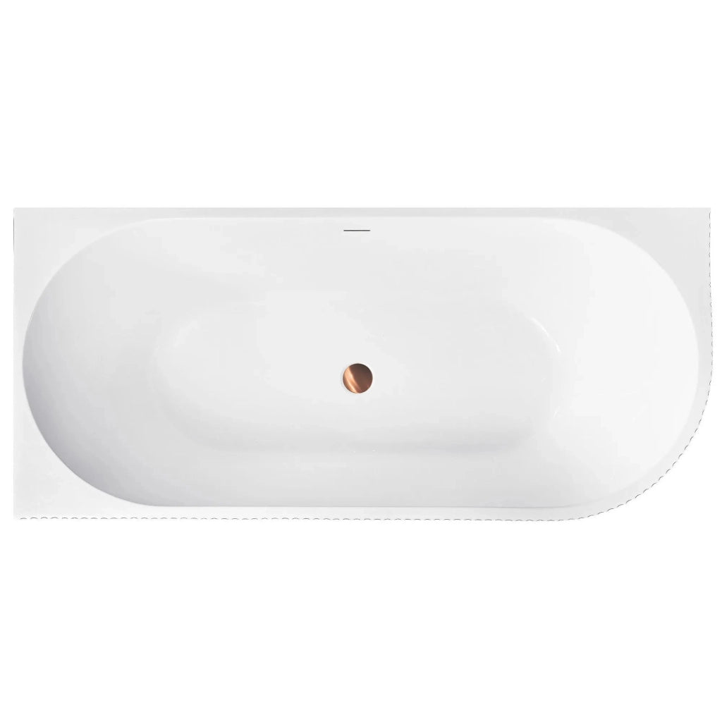 Vasca Bagno Wenus Sinistra 170cm Copritappo nero