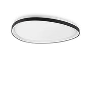 Plafoniera Contemporanea Gemini Metallo Nero Led Integrato 42W 3000K Ip20