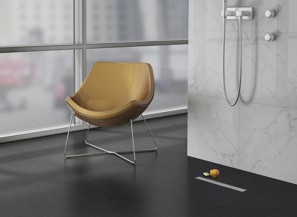 Canalina modulare a filo pavimento Modular Lineardrain In-Tile Aisi 304 Ferplast Taglia: 4x60cm. ø 50mm.