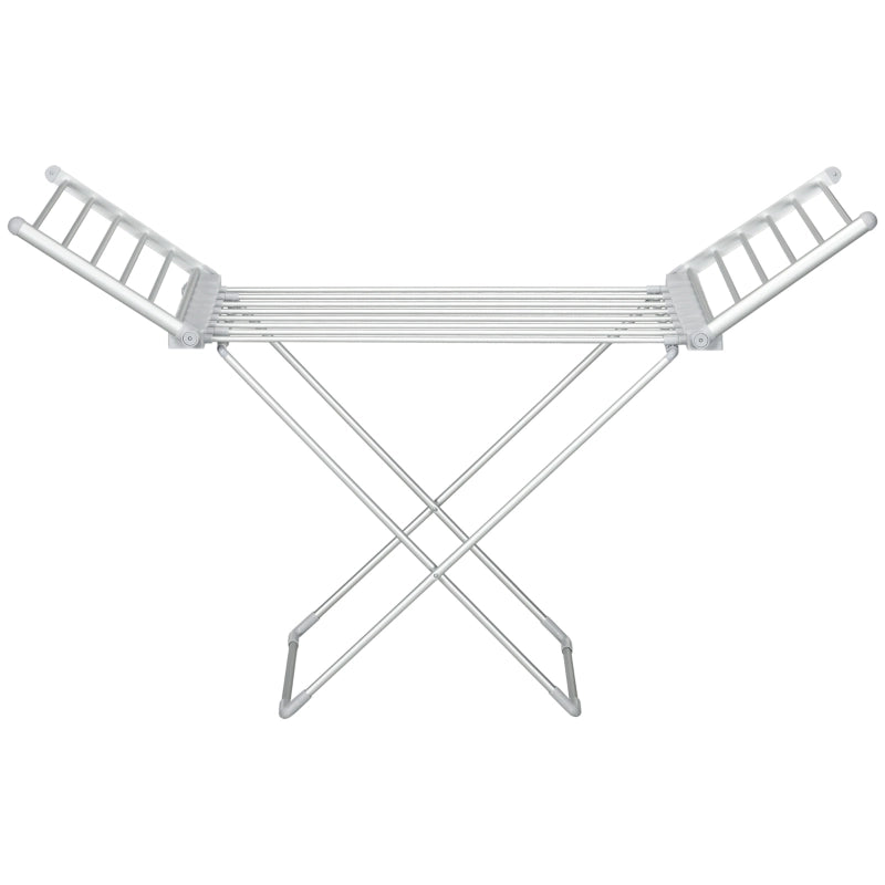 Stendibiancheria con funzione riscaldante, 45-55 ¡æ, pieghevole, 144L x 53W x 96H cm