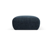 Cosmopolitan Design - Pouf "Nolio" in ciniglia blu reale 