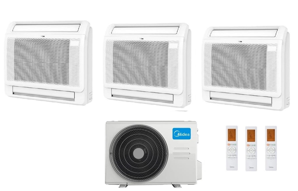 Condizionatore Midea Console Dual Split 9+9+9 btu con M3OA-27HFN8-Q R-32 Wi-Fi Optional