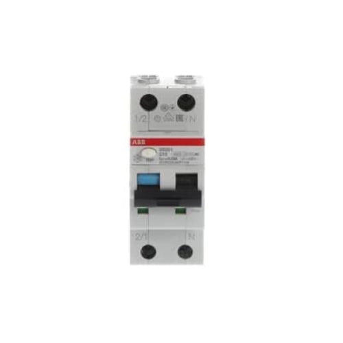 ABB DS201 INTERRUTTORE MAGNETOTERMICO DIFFERENZIALE 6KA 1P+N AC C10 30MA