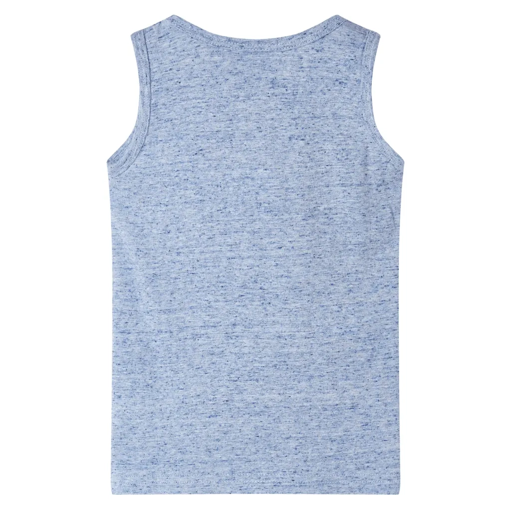 Canotta da Bambino Blu Mélange 116 12496