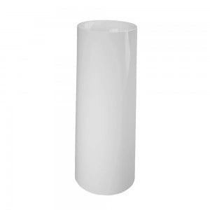 Lavabo freestanding da terra tondo Petit bianco in ceramica