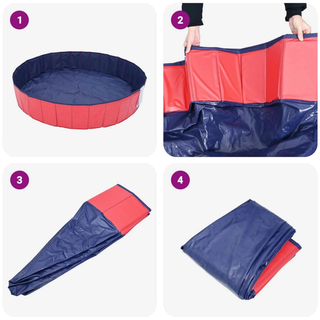 Piscina per bambini Rosso Ø200 x 30 cm 3416318