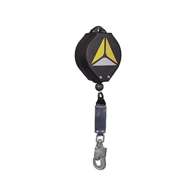 Deltaplus AN10010T Maxibloc Dispositivo Anticaduta Retrattile 10 m Cavo Acciaio 4 mm 150 Kg colore Nero