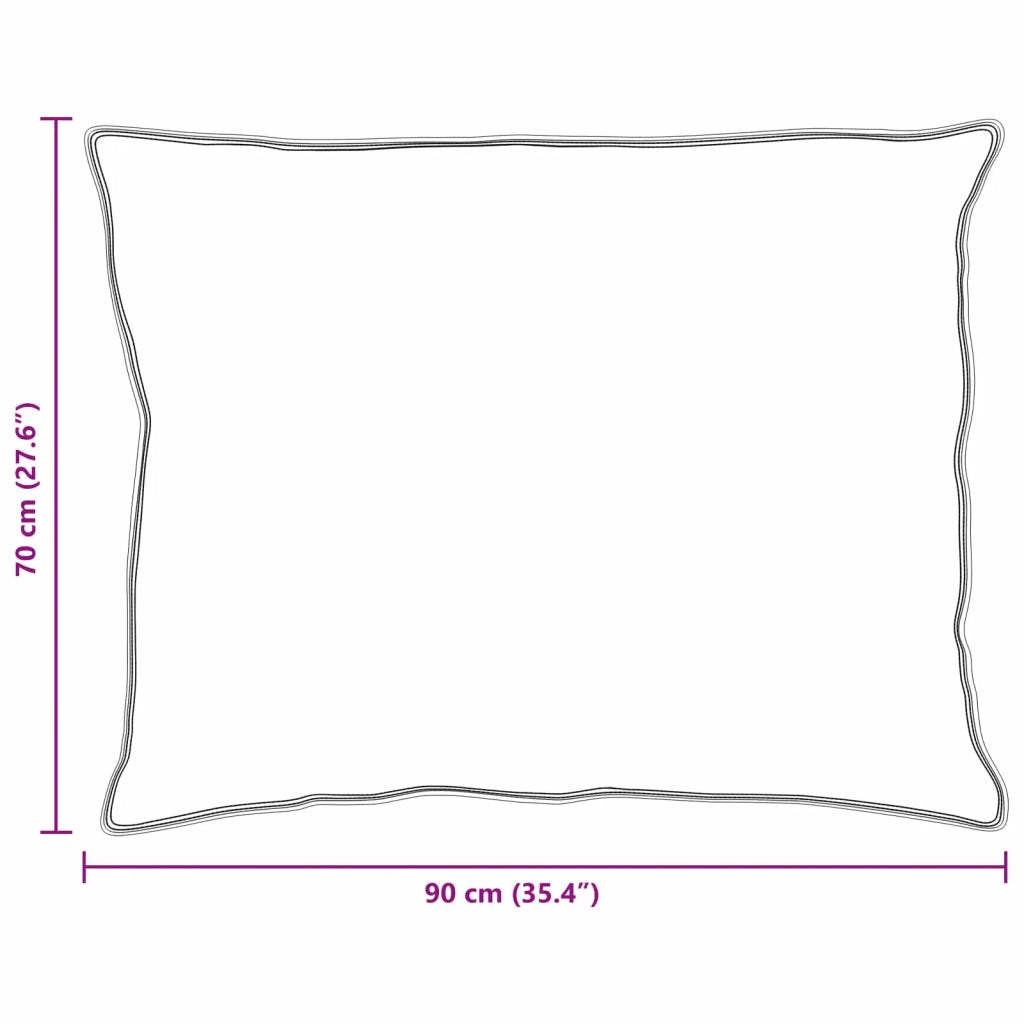 Duvet Estivo con cuscino 3 pcs Bianco Microfibra 3377287