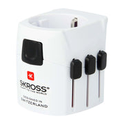Adattatore da viaggio PRO Light 7A prese universali Bianco Skross