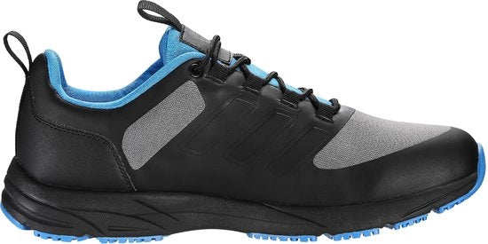 Scarpe di allenamento, UK 10, Cinturino ampio con supporto a zampa e chiusura con cerniera elastica, Scarpe versatile per corsa, ginnastica, passeggiate con il cane e sollevamento pesi (nero)