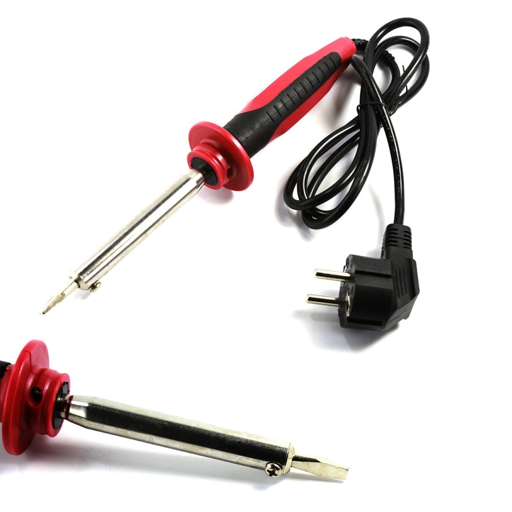 Trade Shop - Saldatore Stagno Saldatrice Elettrico A Saldatura Salda Punta Piatta 40w -