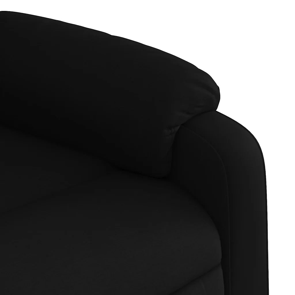 Poltrona reclinabile in Tessuto Nero 3206202