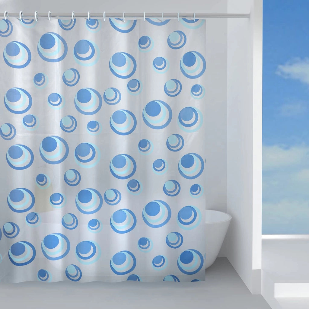 Tenda Doccia Orbita PVC 120 x 200 Azzurro Gedy