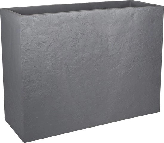 Loft L 46 cm – decorazione in pietra – doppia parete – spazio di accumulo acqua – 78 x 29 x 60 cm – grigio ciottolato