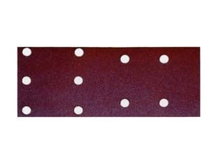 FOGLI CARTA ABRASIVA FORATA CON VELCRO PER LEVIGATRICI- - grana 40 blister da pz.10 - 1 blister MAKITA