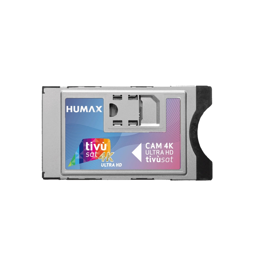Humax Modulo CAM CAM Tivùsat 4K Ultra HD con Tessera inclusa