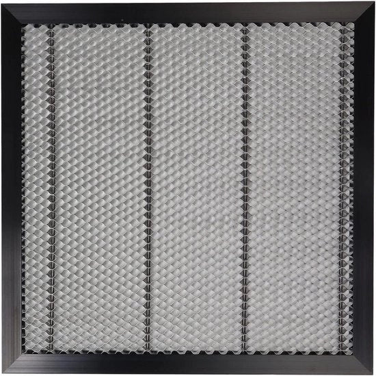 Tavolo di lavoro in alluminio a cella di abaco 400 x 400 mm - piatto laser per macchina CNC e macchina per la gravure.