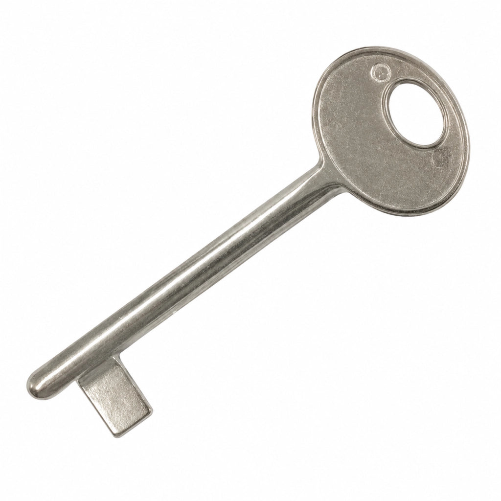 CHIAVE PER SERRATURE A BUSSOLA PATENT - n°3 nichelata (B00502.03.06)
