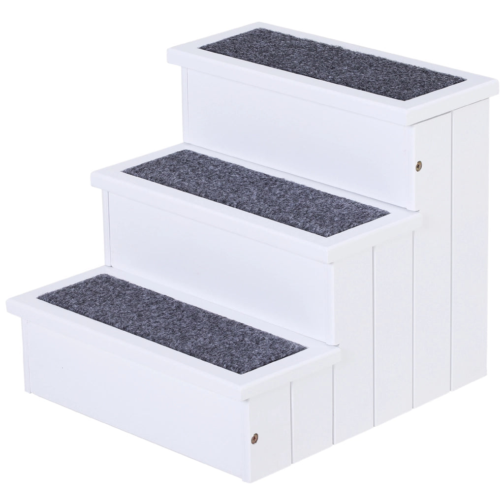 Scala per Cani 3 Gradini 38 cm ¨C Minimal ¨C Bianco