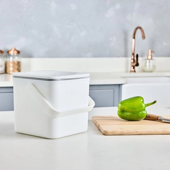 Cassetto di Compostazione in Plastica ABS - Bianco - Per Uso Domestico