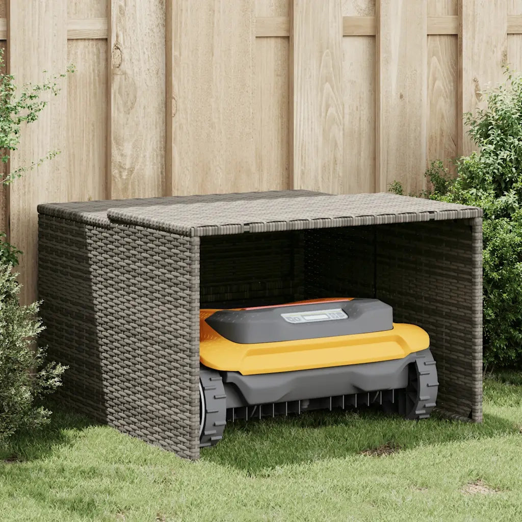 Garage per Robot Tosaerba Grigio 86x90x52/57 cm in Polyrattan 365406