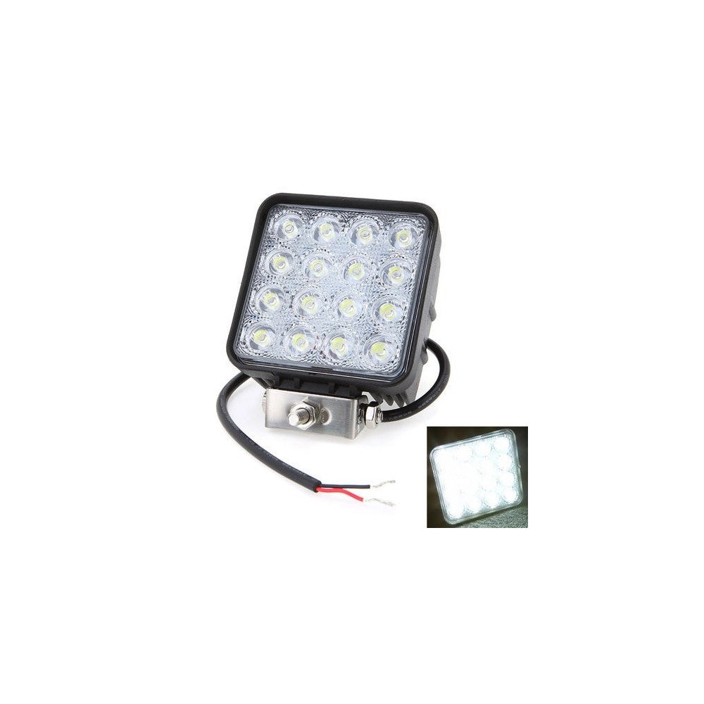 Trade Shop - 4x 48w Led Luce Faro Lampada Da Lavoro Faretto Auto Barca Camion Klw Suv 12v 24v -