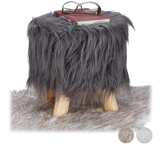 Sedile basso comodo - decorativo e morbido - 1 pezzo - diverse colori
