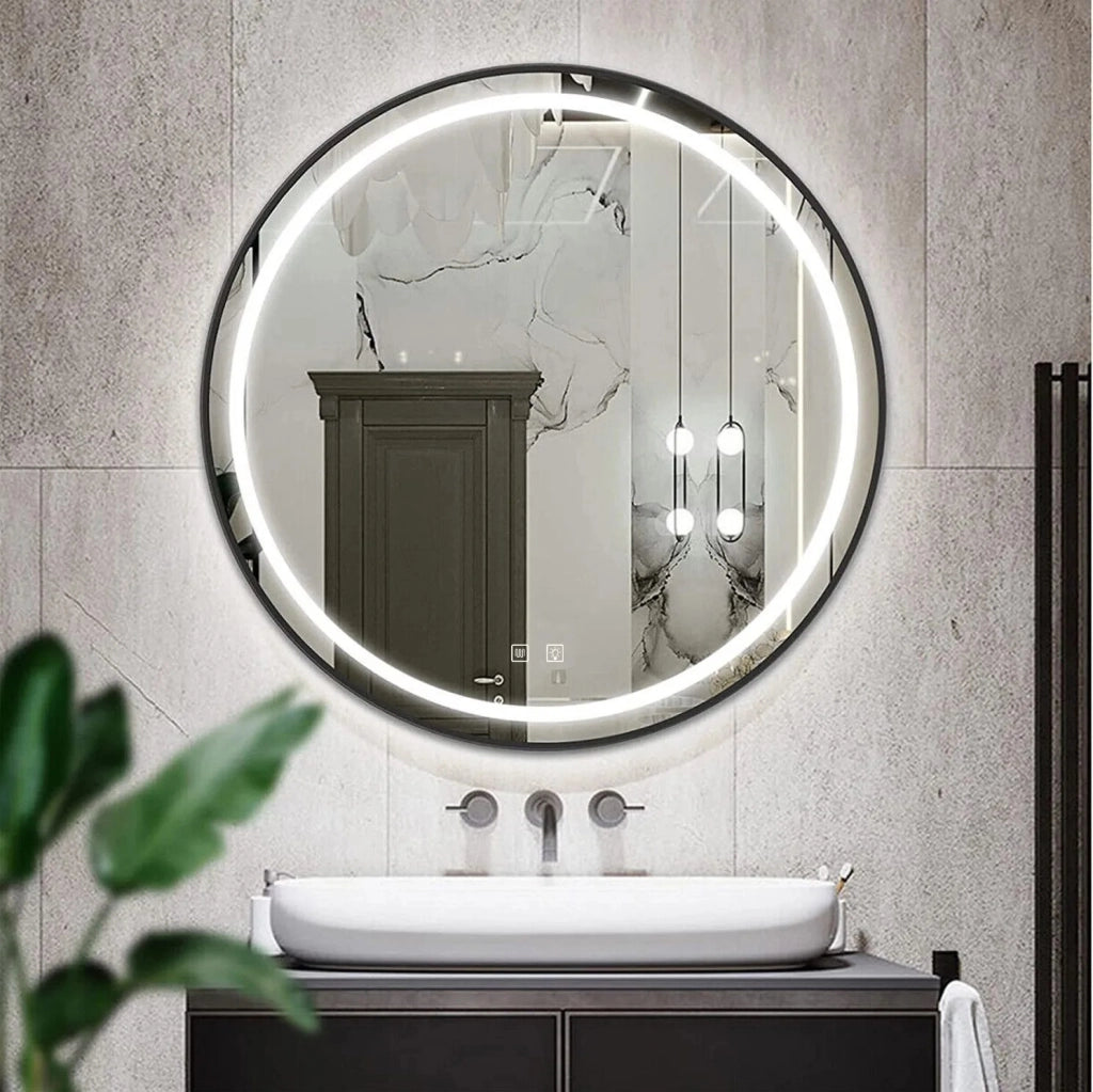 Specchio Led 100cm Mmj Black