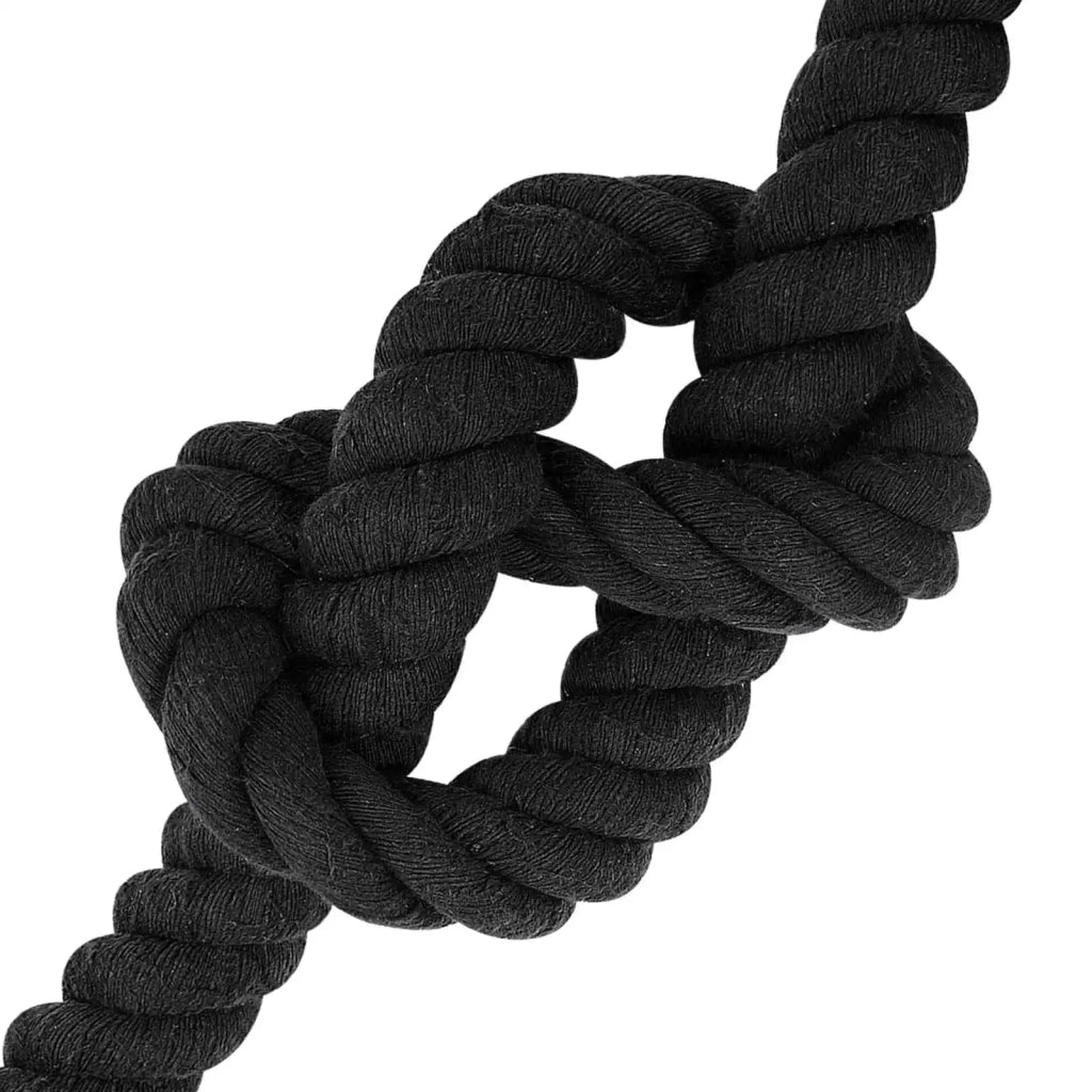 Corda | Fune Nero 5 x 5 x 1000 cm Cotone