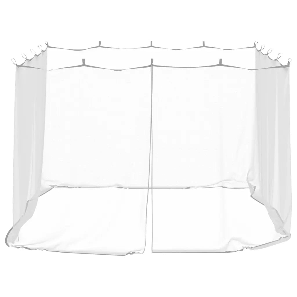 Zanzariera per Esterni 220 Maglie Bianca 300x300x200 cm 4010037