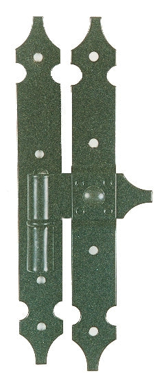 CERNIERA FERRO POLIMERIZ 6324 A BATTENTE 25 CM- 4,0 pz