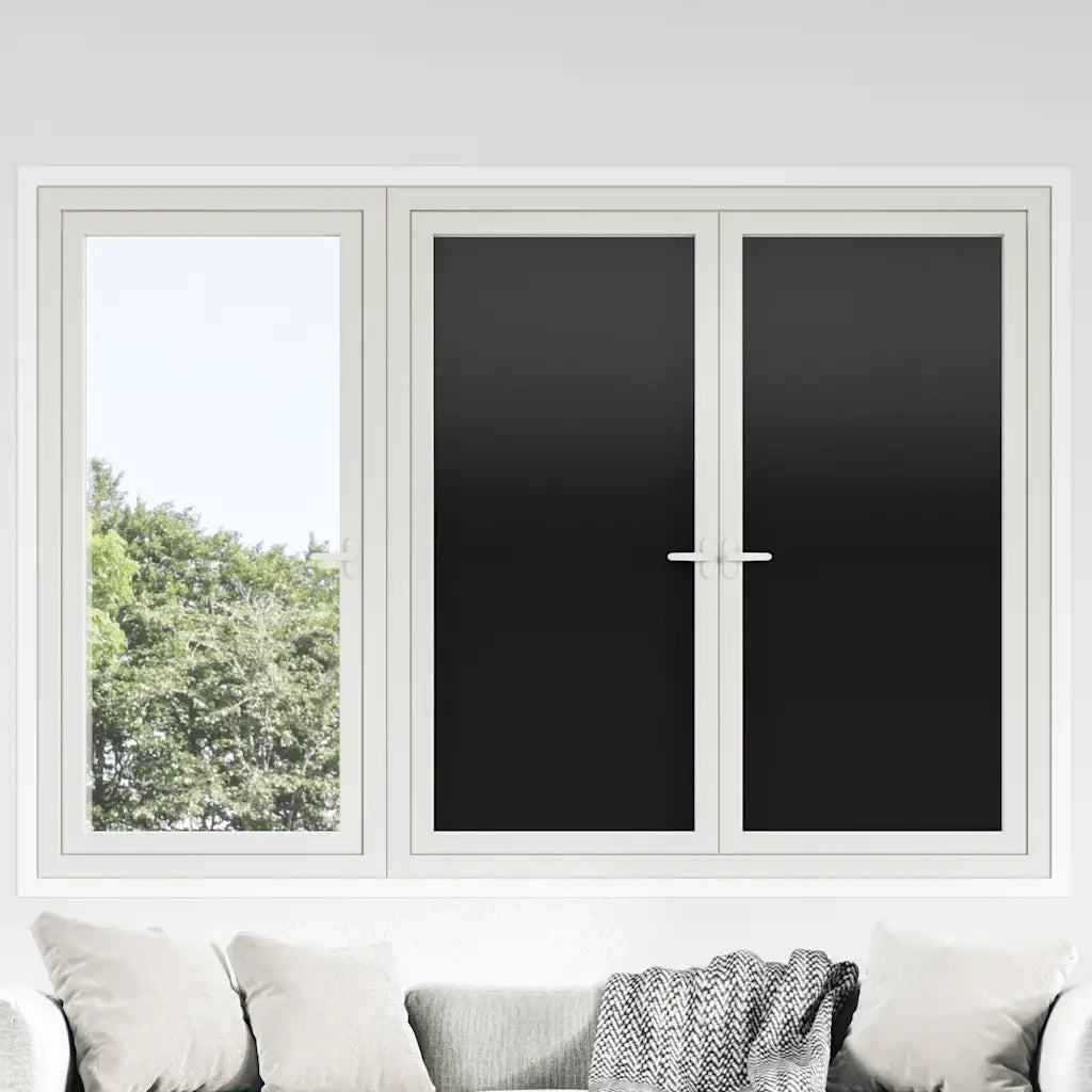 Pellicole per Vetri Statiche Smerigliate Nere 5pz in PVC 3208954