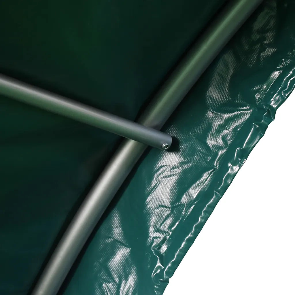Tenda per Bestiame in PVC 3,7x3,7 m Verde 3056433