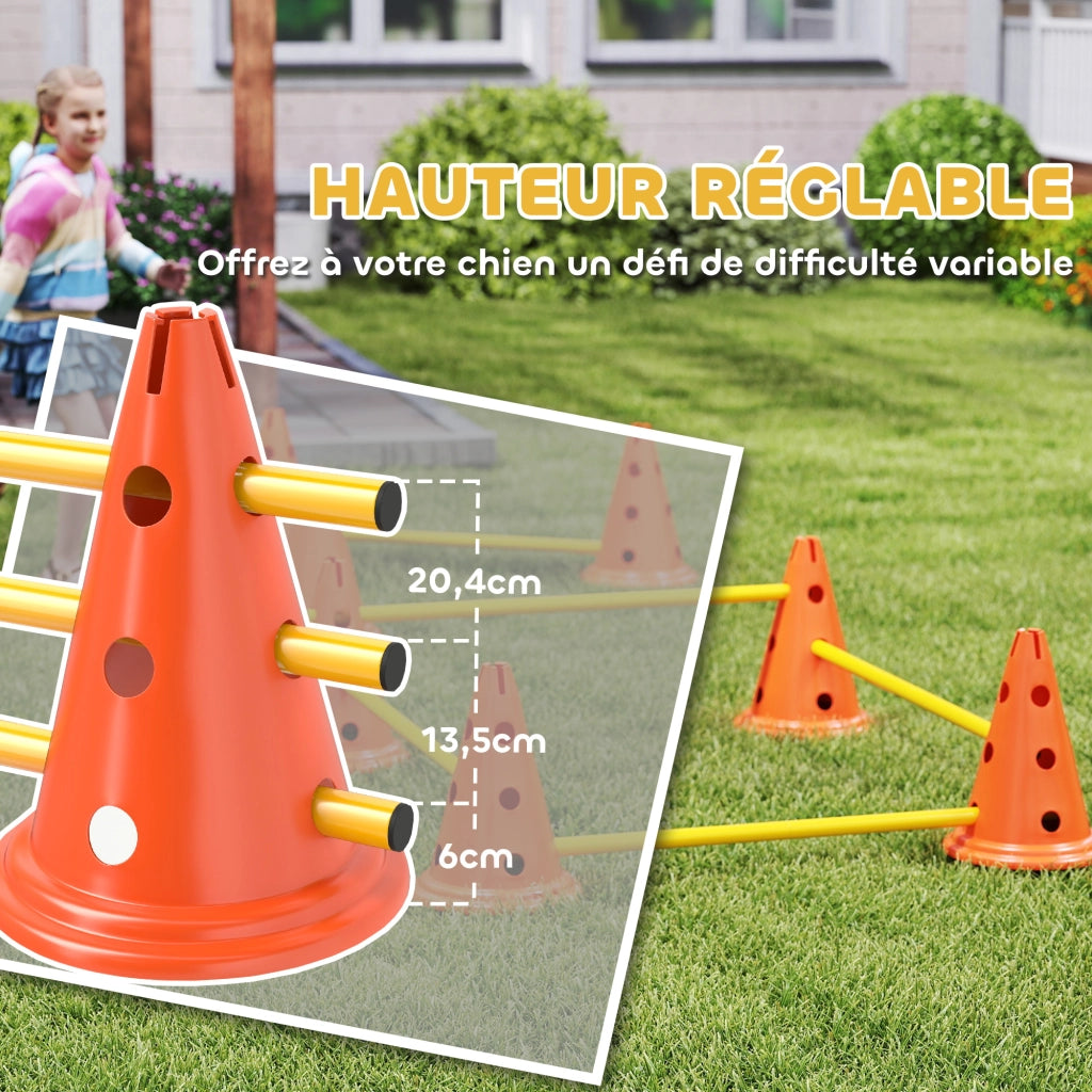 Set Agility per Cani 6 Pezzi ¨C Minimal ¨C Arancione