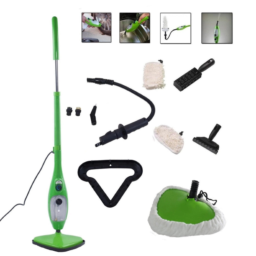 Trade Shop - Scopa Elettrica A Vapore X5 Steam Mop Lava Pavimenti Tappezzeria Tappeti -