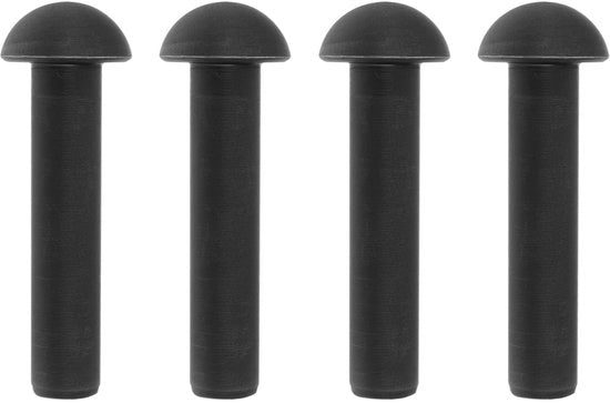 Pentole per porte 4 pezzi - Struttura in acciaio - 3/8 pollici x 1-3/4 pollici - Compatibile con stufe a legna - Dimensioni precise - Durata e affidabilità - Pentole per porte
