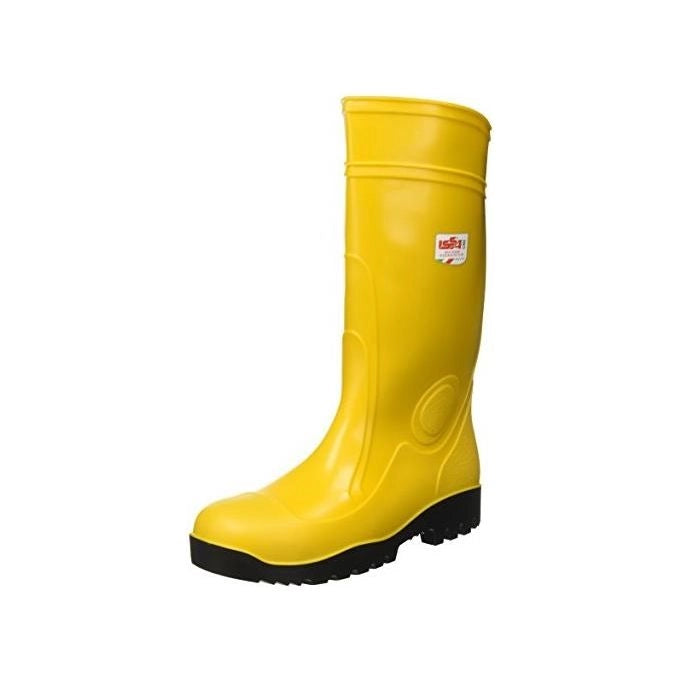 Issaline 06425 Stivali Antinfortunistici in PVC S5 SRC Puntale e Lamina Antichiodo Suola Carrarmato colore Giallo