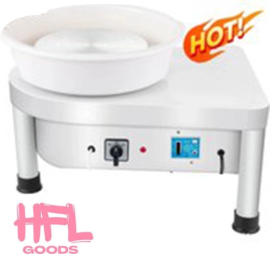 Macchina per ceramica a ruota elettrica - 300W - 25 cm con piede regolabile