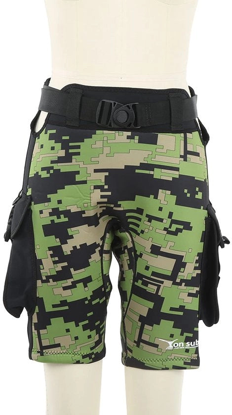 Shorts da immersione in neoprene - Duikshorts - Shorts da surf - Shorts da wetsuit - Impermeabili - Resistenti - 2,5 mm Shorts da immersione in gomma