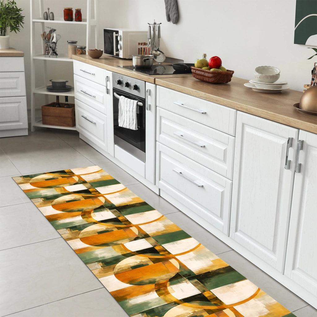 Tappeto da cucina antiscivolo, antimacchia passatoia multiuso 50x100 - Urban Verde